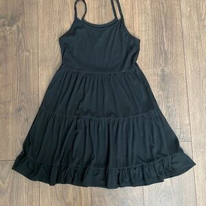 Wild Fable Black Tiered Knit Dress